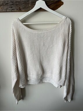 Hollister Off the Shoulder Knit Sweater